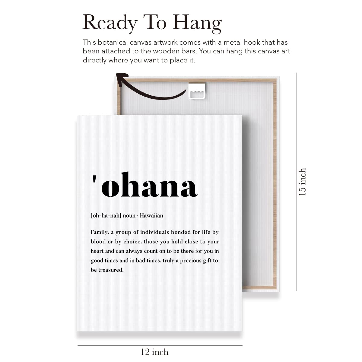 Amazon.com: Ohana Sign Hawaiian Home Decor, Ohana Hawaii Gifts for